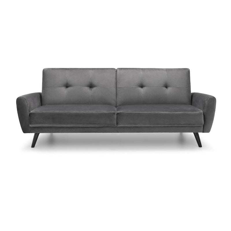 Gray sofa on a white background