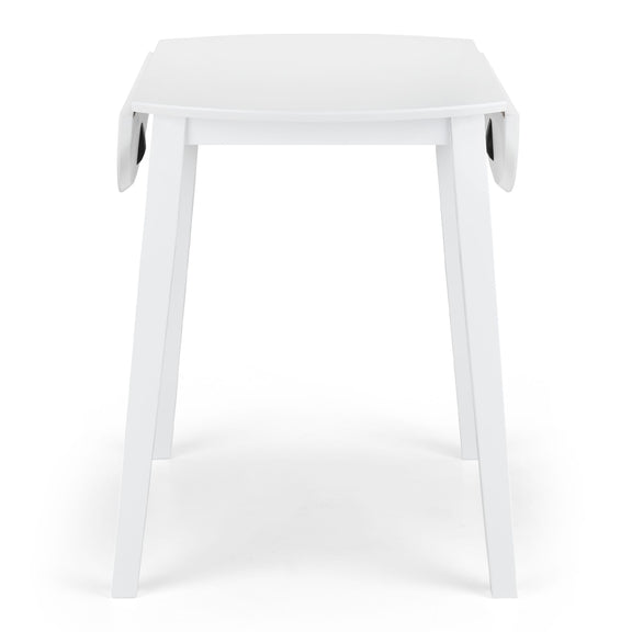 White stool on a white background