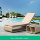 Adjustable Rattan Chaise Lounge Set – Sun Lounger for Balcony & Poolside – Custom Made