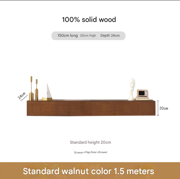 Minimalist Solid Floating Wall Mounted TV Unit – Custom Made Living Room Media Console