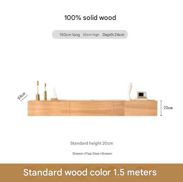 Minimalist Solid Floating Wall Mounted TV Unit – Custom Made Living Room Media Console