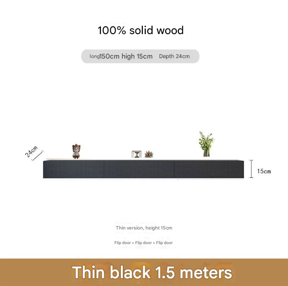 Minimalist Solid Floating Wall Mounted TV Unit – Custom Made Living Room Media Console