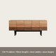 Minimalist Solid Black Walnut TV Unit – Custom Made Living Room Media Console