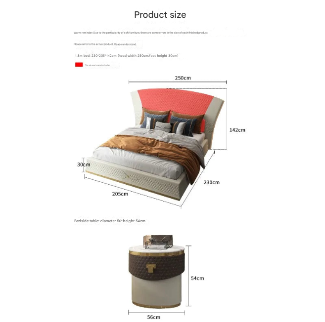 Custom Leather Bed Frame – Made to Order