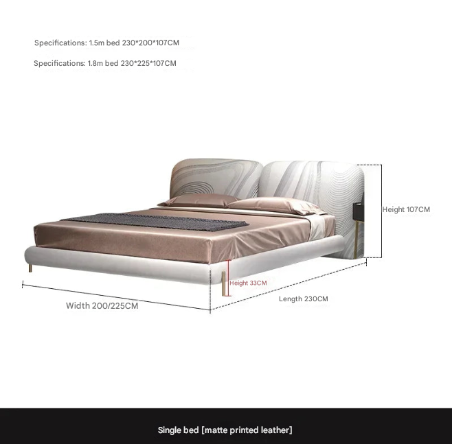 Custom Leather Bed Frame – Made to Order