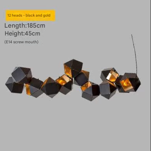 Geometric DNA Modular Pendant Light