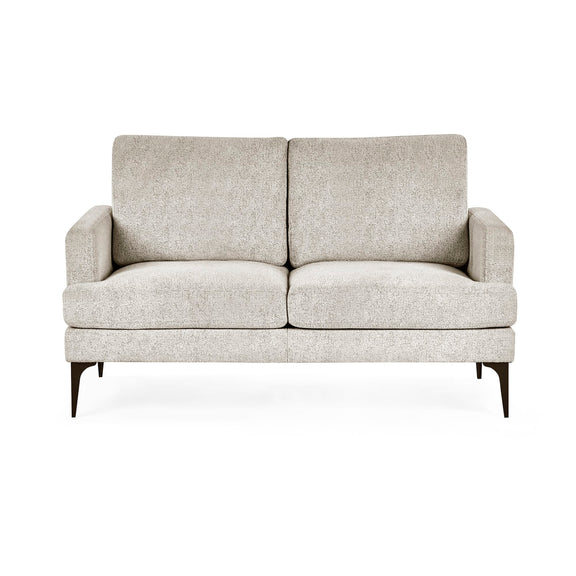 Gray sofa on a white background