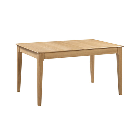Wooden table on a white background