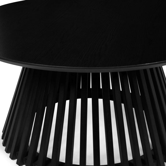 Black and white striped pattern on a white background