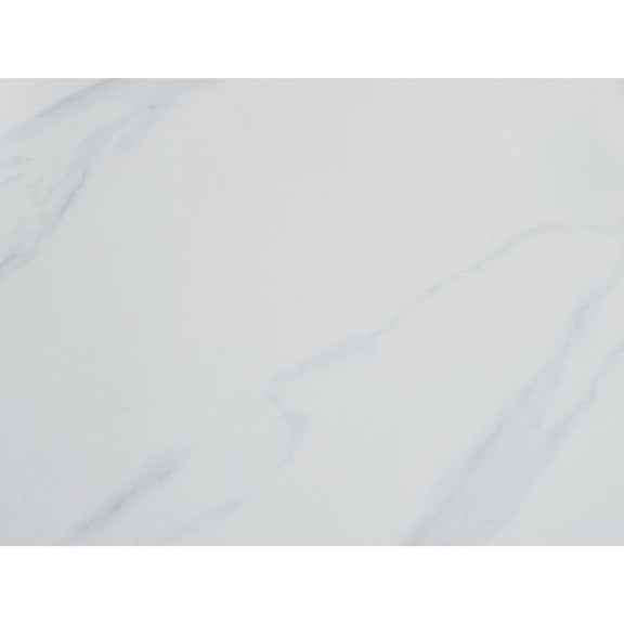 White ceramic tile with a subtle pattern on a white background