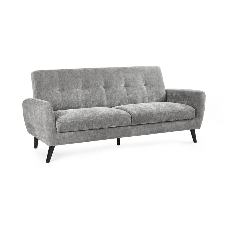 Gray sofa on a white background