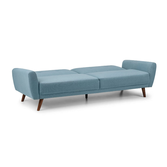 Blue sofa on a white background