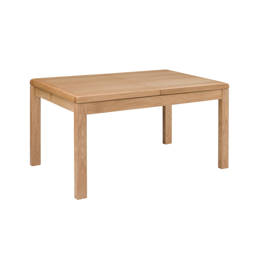 Wooden table on a white background