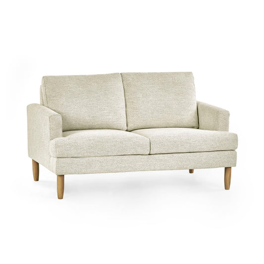 Beige sofa on a white background