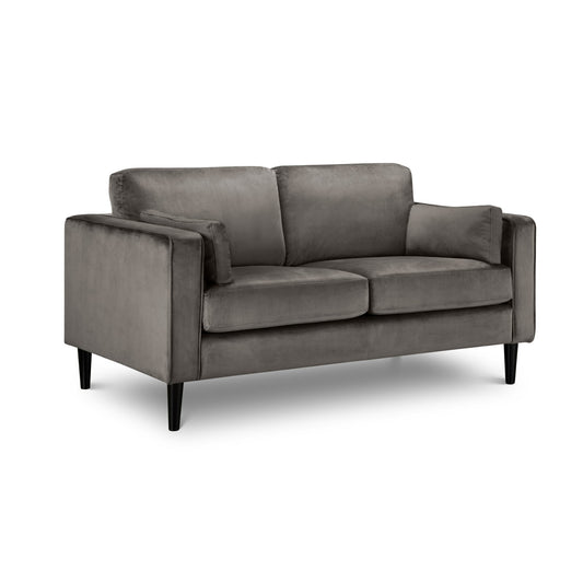 Gray sofa on a white background