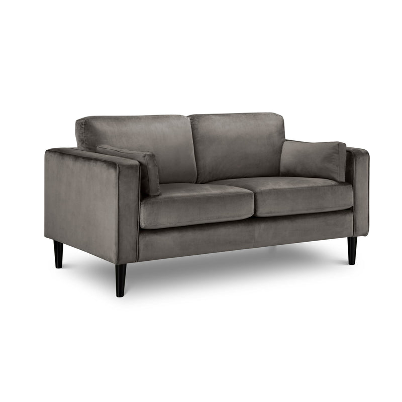 Gray sofa on a white background