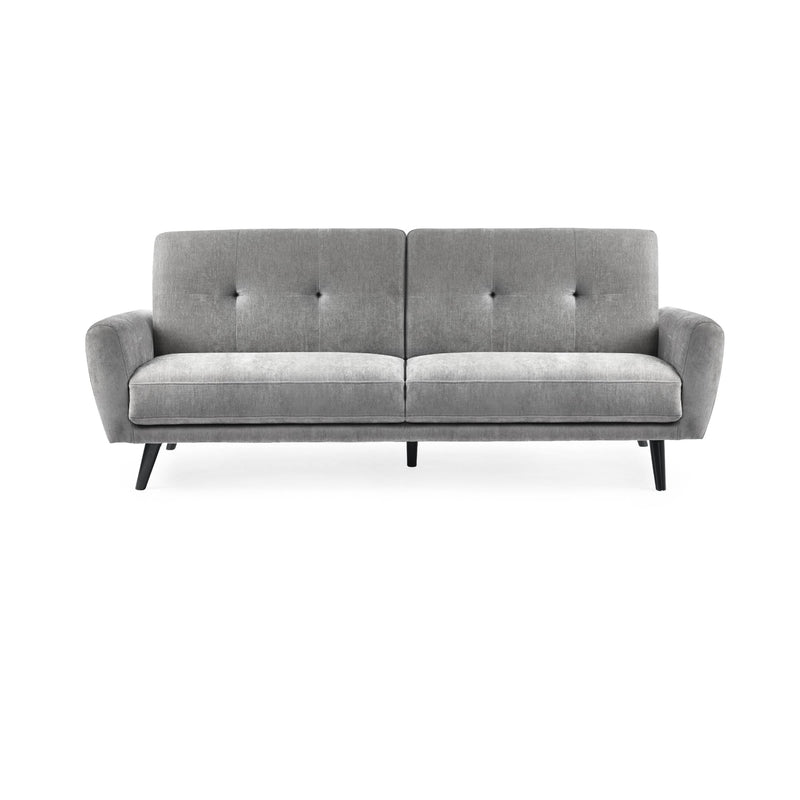 Gray sofa on a white background