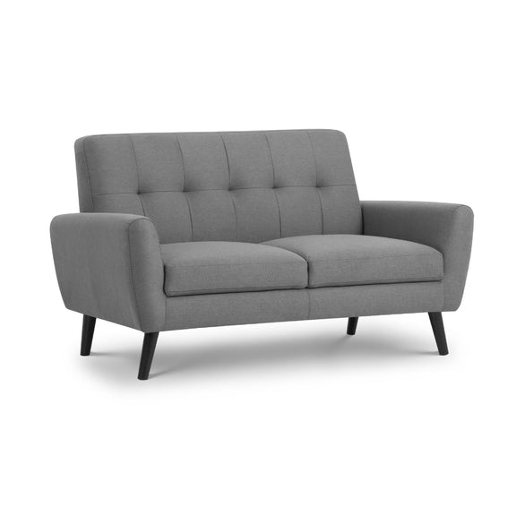 Gray sofa on a white background