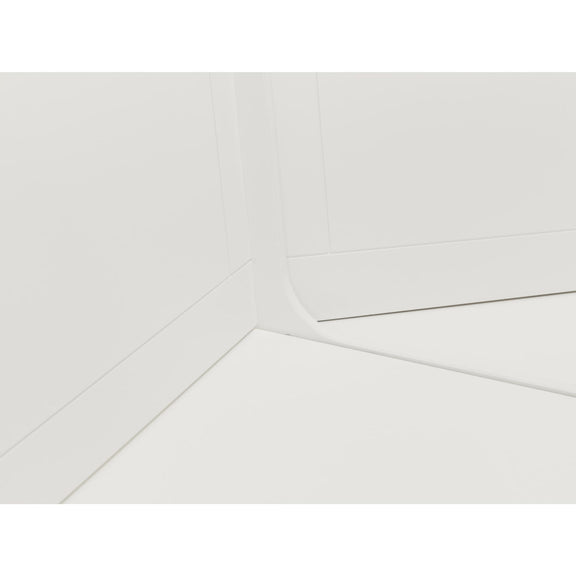 White envelope on a white background