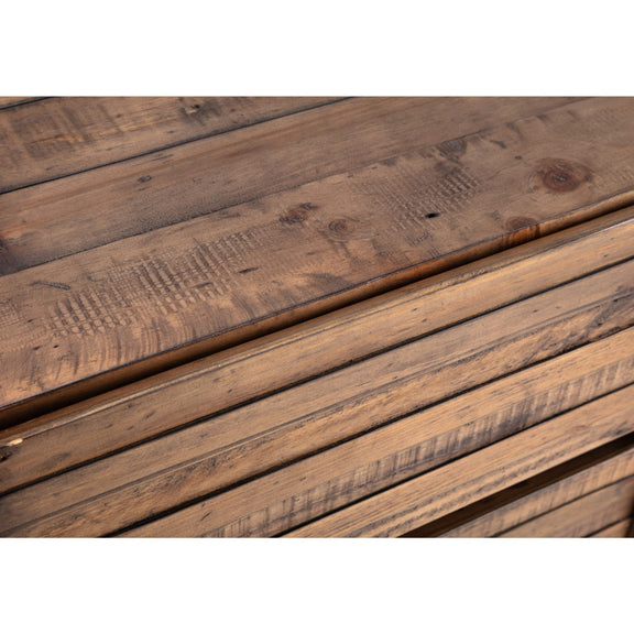 Close-up of a wooden surface with visible grain and texture