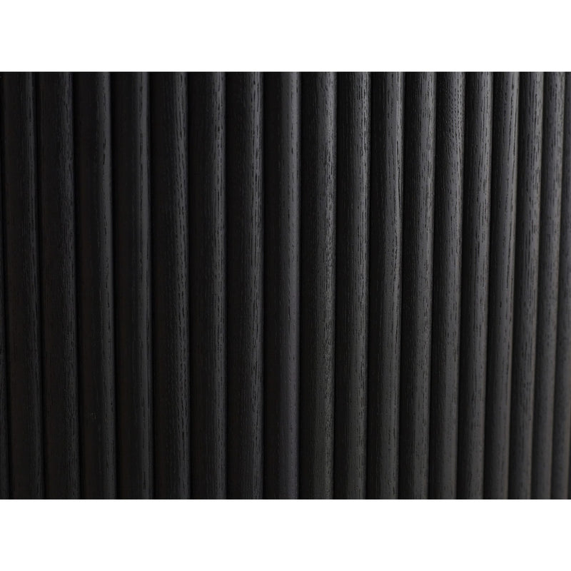 Black pleated fabric texture
