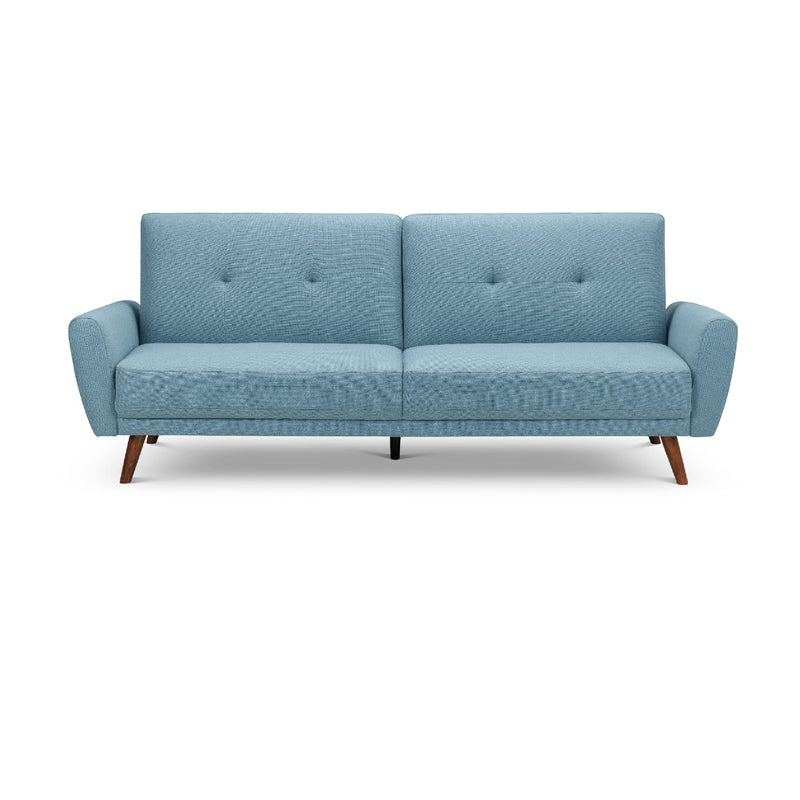 Blue sofa on a white background