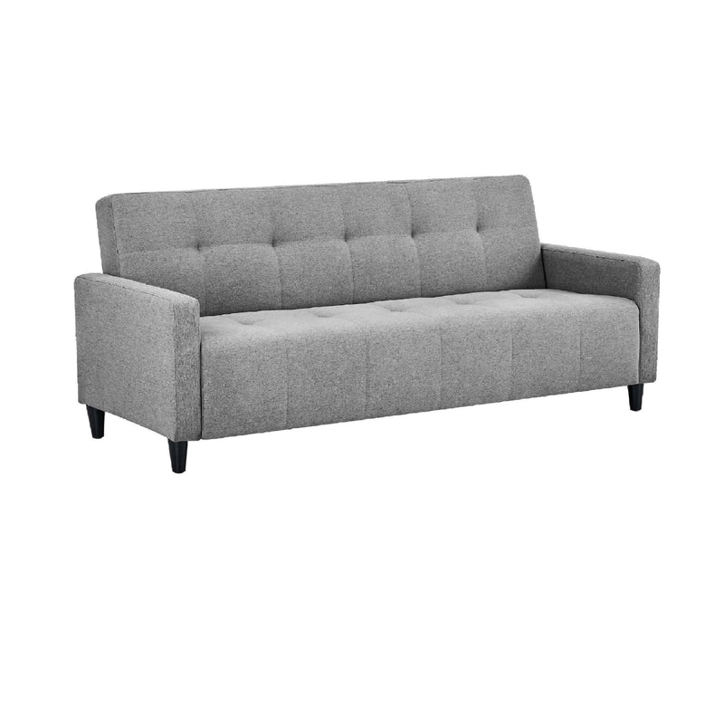 Gray sofa on a white background