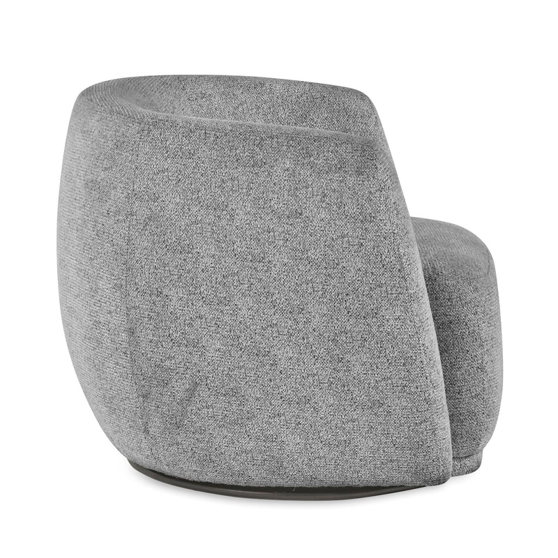 Gray textured chair on a white background