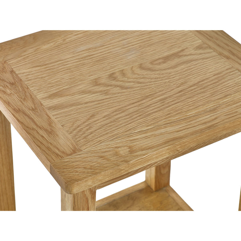 Wooden table with a white background