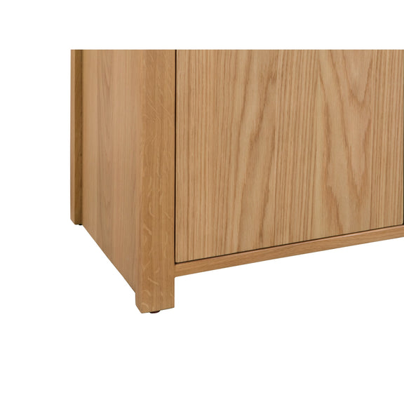 Wooden cabinet with a white background