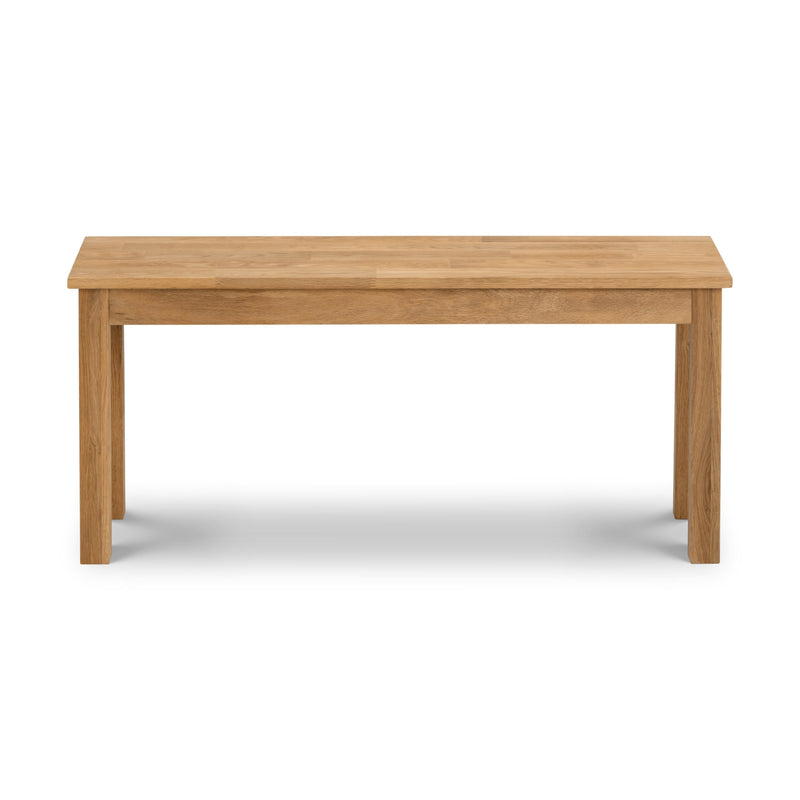 Wooden table on a white background