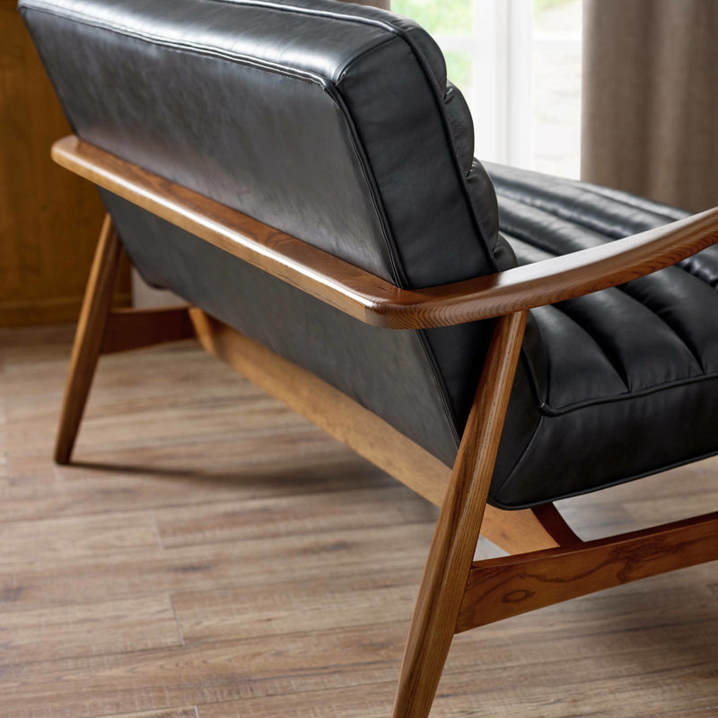 Marshall Faux Leather Sofa - Living Room Seating